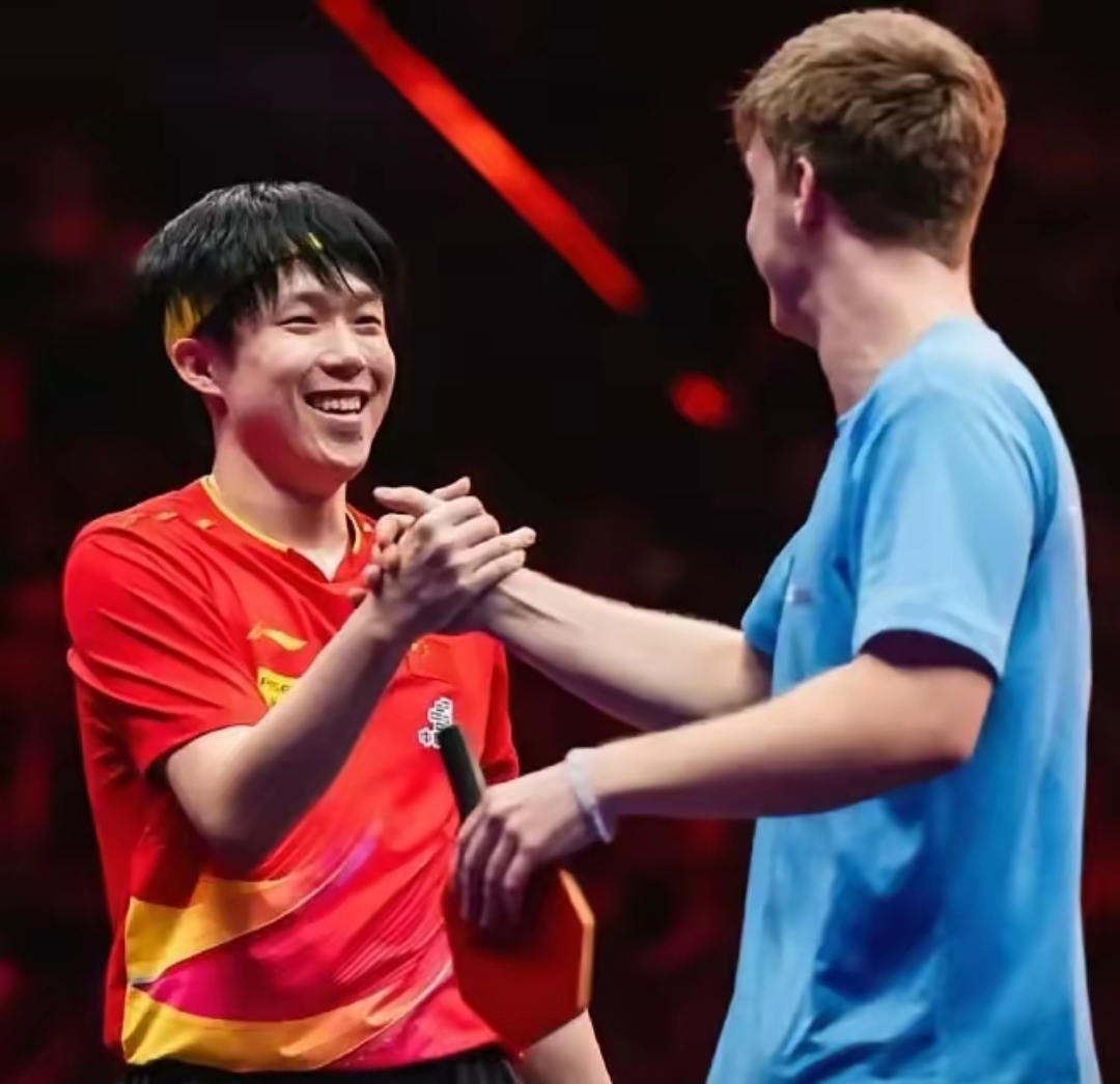 关于德国乒乓球队血洗比利时乒乓球队，马龙送出助攻的信息