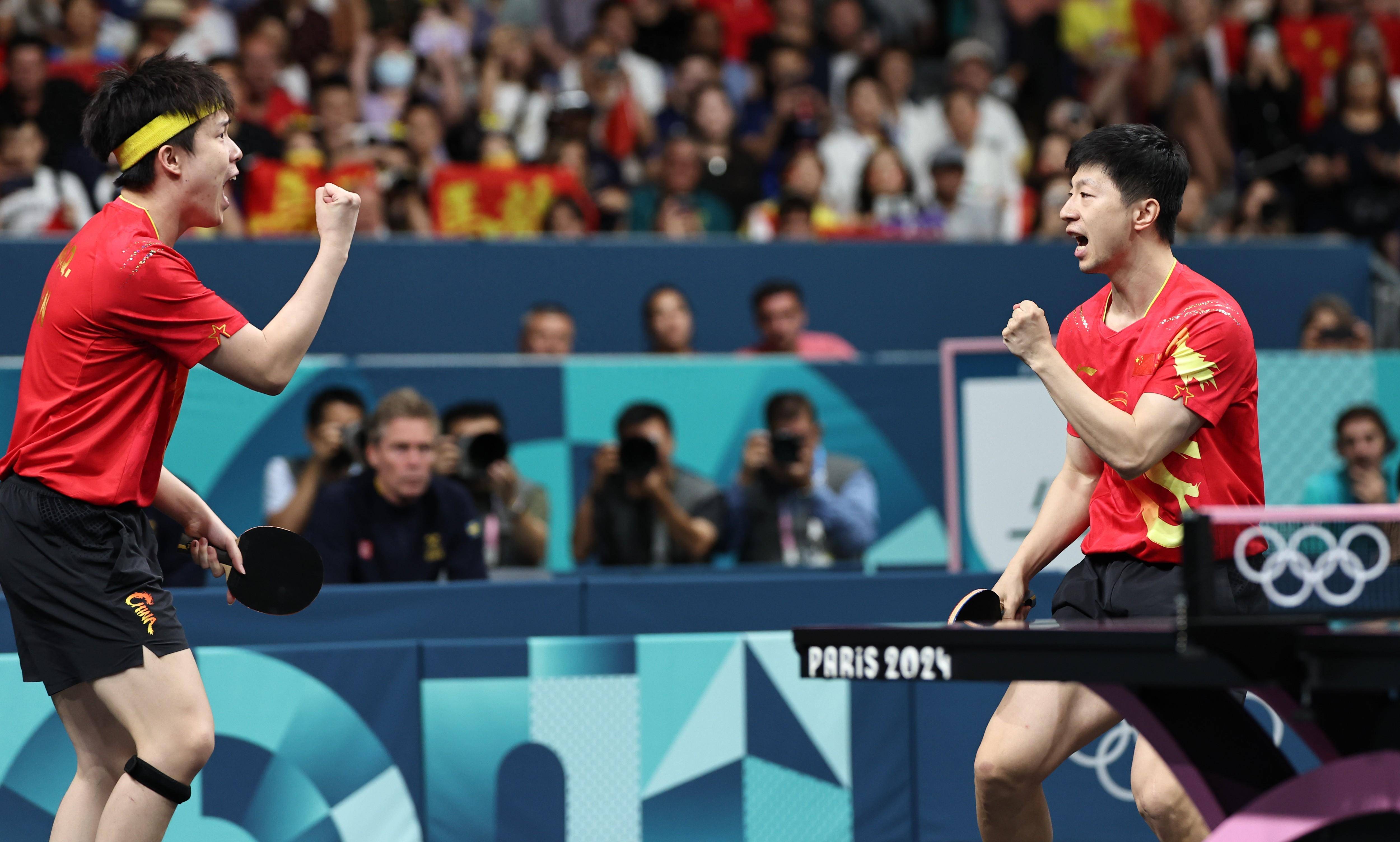 英国乒乓球队横扫比利时乒乓球队，马龙关键制胜的简单介绍